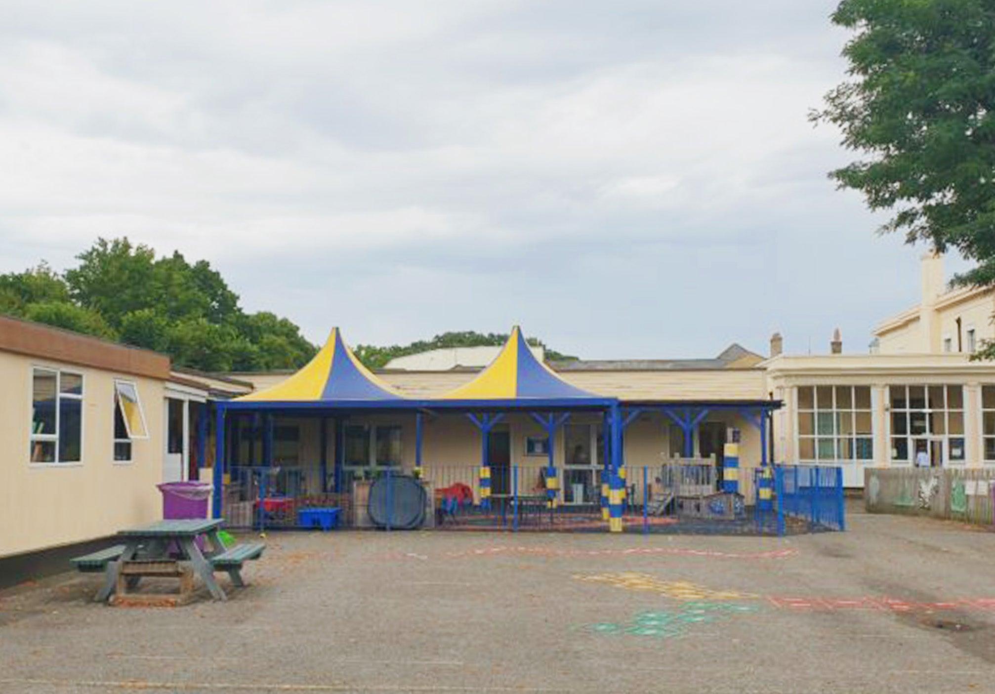 Notre Dame Custom School Canopy