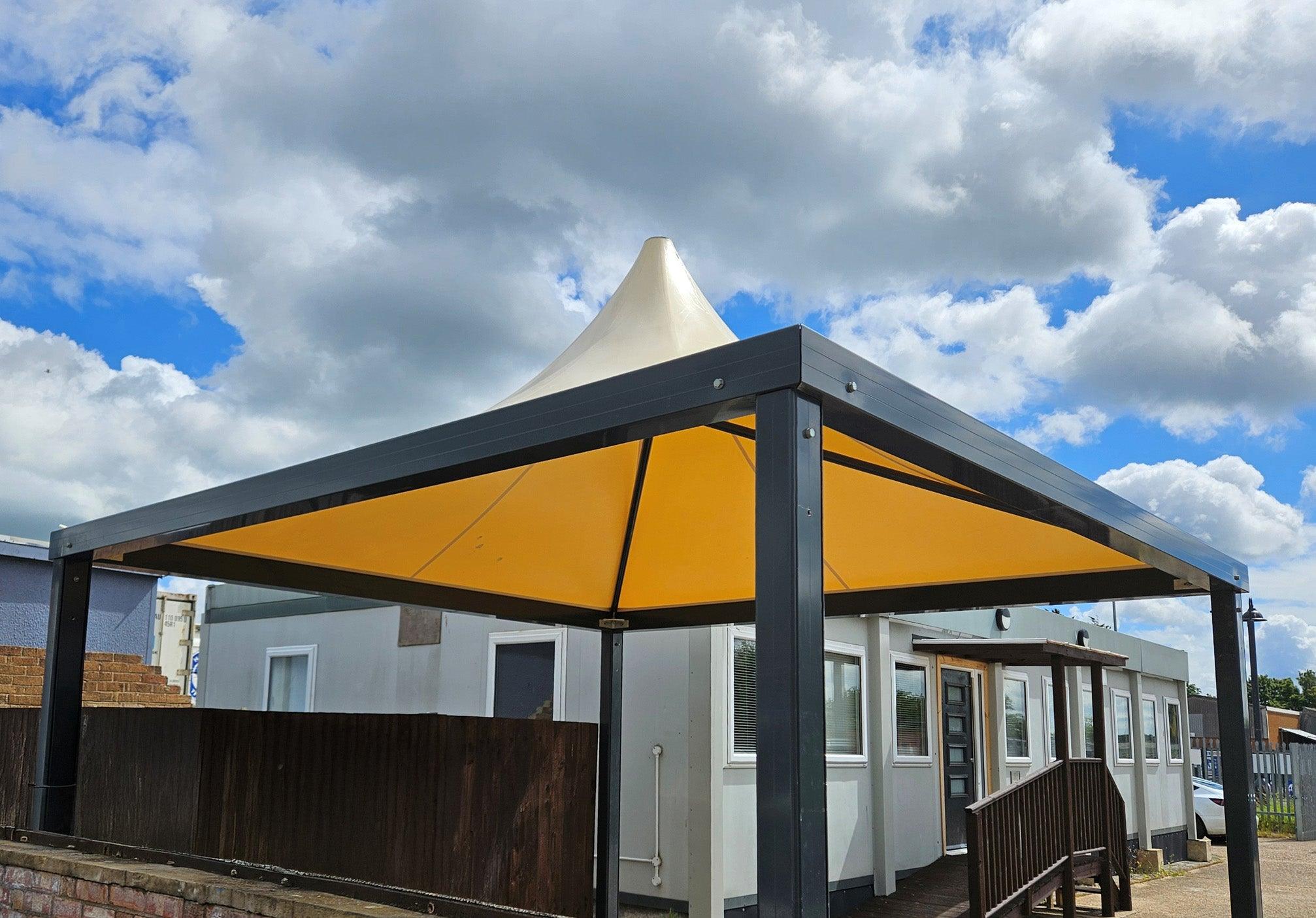 Qube™ Canopy Installed at a Business in Huntingdon
